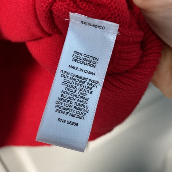 Express red button down cardigan size medium - Picture 4 of 7